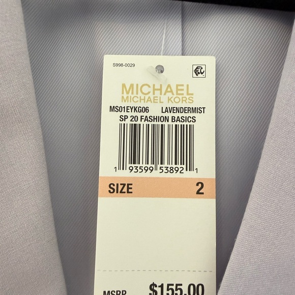 Michael Kors Lilac Tailored Blazer - Picture 3 of 5
